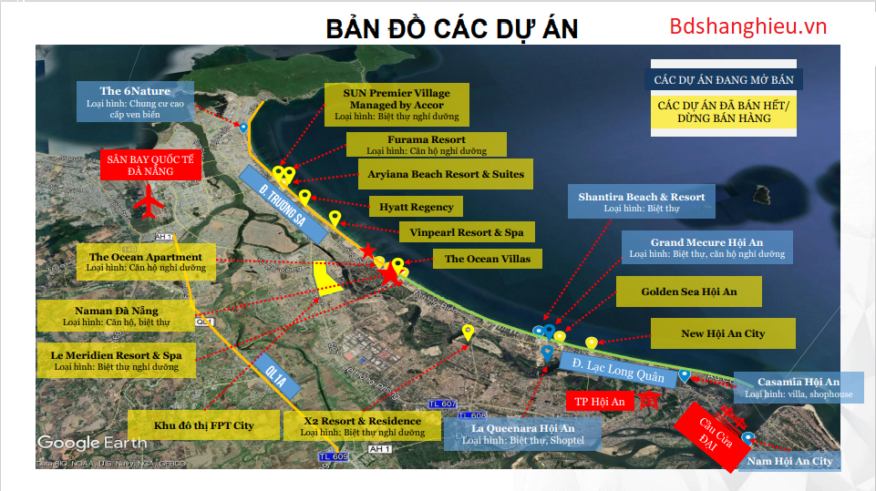 Bản đồ Các Dự án Xung Quanh dự án Sunshine Metaland Đà Nẵng Bản đồ Các Dự án Xung Quanh dự án Sunshine Metaland Đà Nẵng