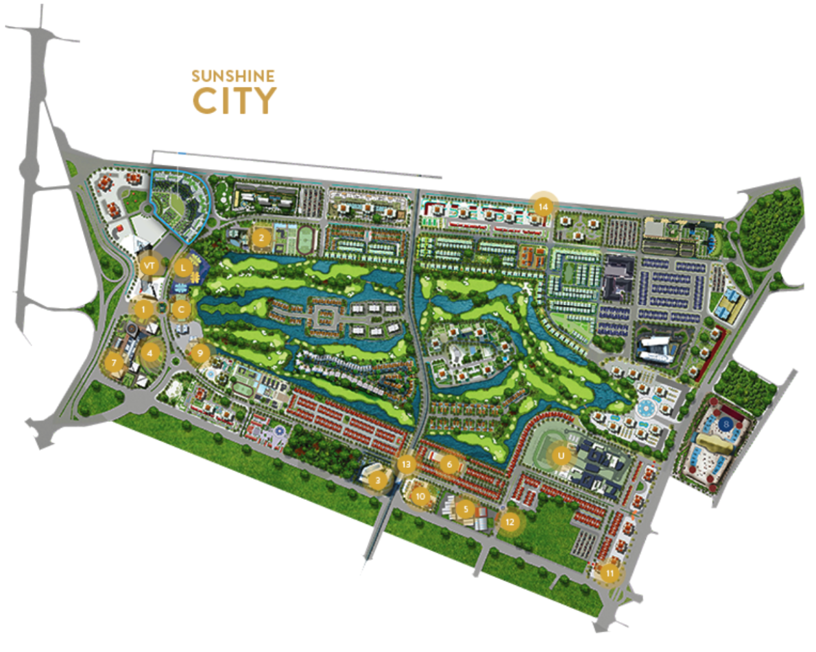Mặt Bằng Dự án Sunshine City Ciputra