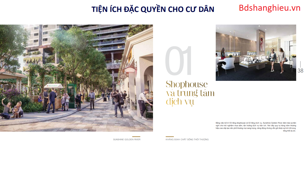 Shophouse Và Trung Tâm Dịch Vụ