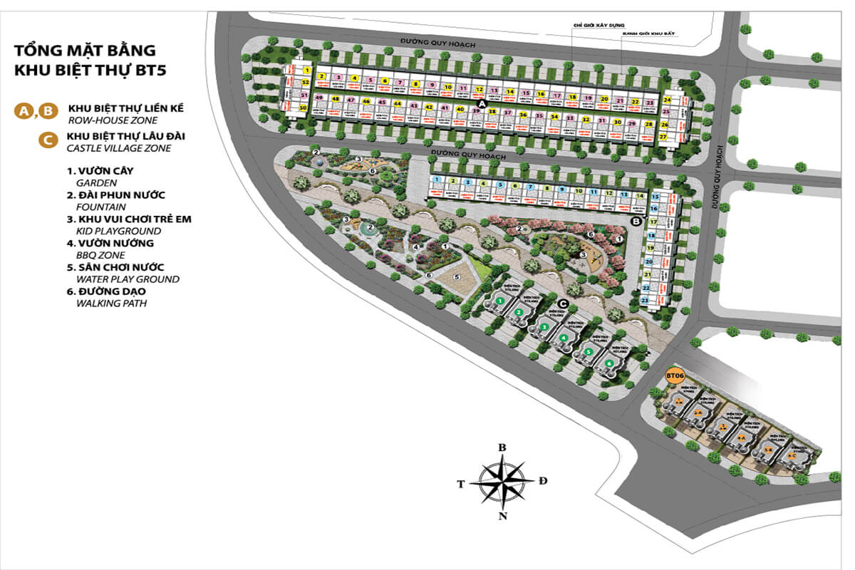 Mặt bằng The Melody Ciputra Ha Noi