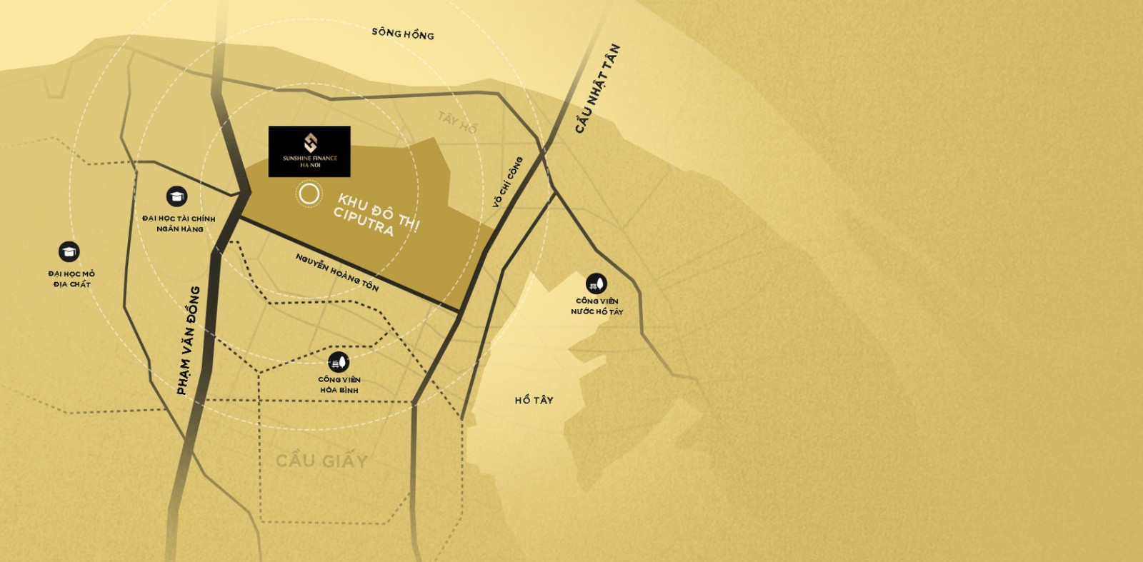 VỊ TRÍ DỰ ÁN SUNSHINE KSFINANCE HÀ NỘI