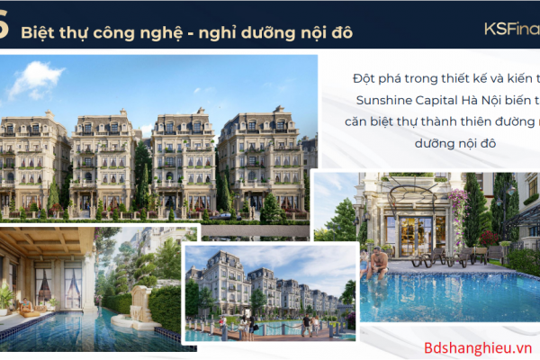 Biệt Thự Công Nghệ Nghỉ Dưỡng Nội đô Dự án Sunshine Wonder Villas