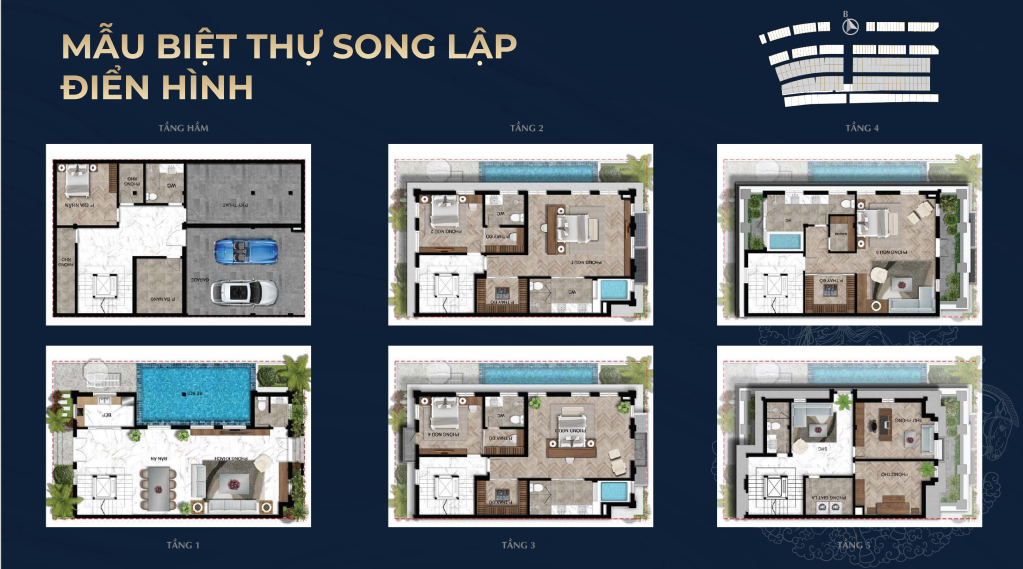 Mẫu Biệt Thự Liền Kề Dự án Sunshine Wonder Villas