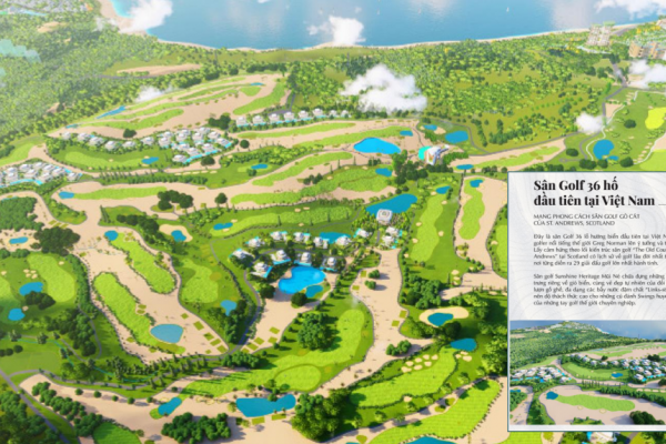 Sân Golf 36 Lỗ Mang Phong Cách Gò Cát