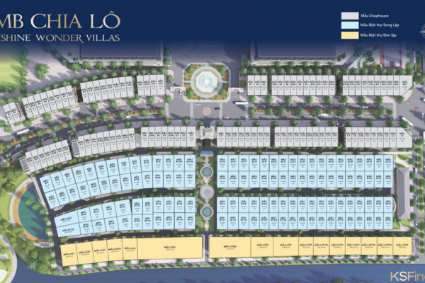 Tổng Mặt Bằng Dự án Sunshine Wonder Villas