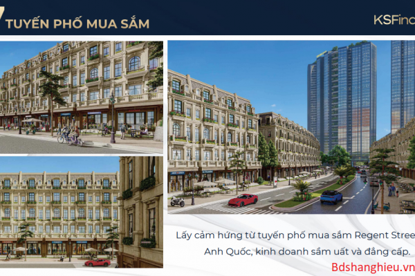 Tuyến Phố Mua Sắm Dự án Sunshine Wonder Villas