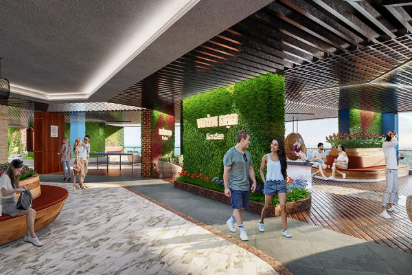 Vườn Dạo Bộ Trong Nhà Dự án Sunshine Crystal River